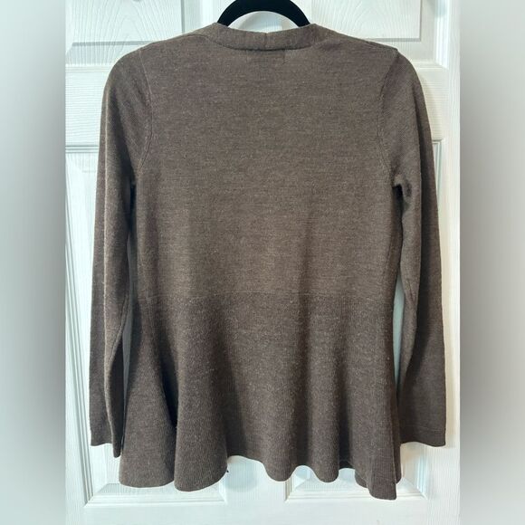 Nanette Lepore Merino Wool Blend Open Cardigan Sweater Quiet Luxury Sz Small - Picture 6 of 8